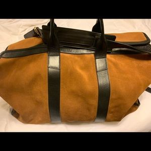 Frank Clegg Travel Suede Duffel Bag